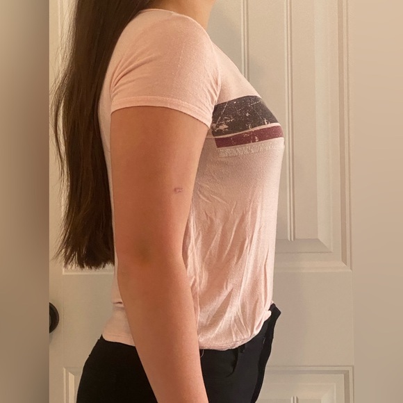 PAPER CRANE - Retro stripe cherry print graphic tee - Picture 2 of 5